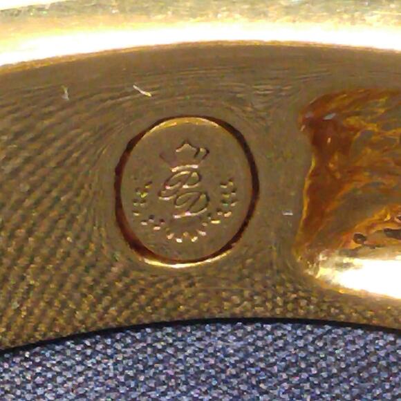 Vtg. Premier Designs Rhinestone Hinged Bracelet, Magnetic Clasp, 1980s, 7 1/2 In - Picture 3 of 10